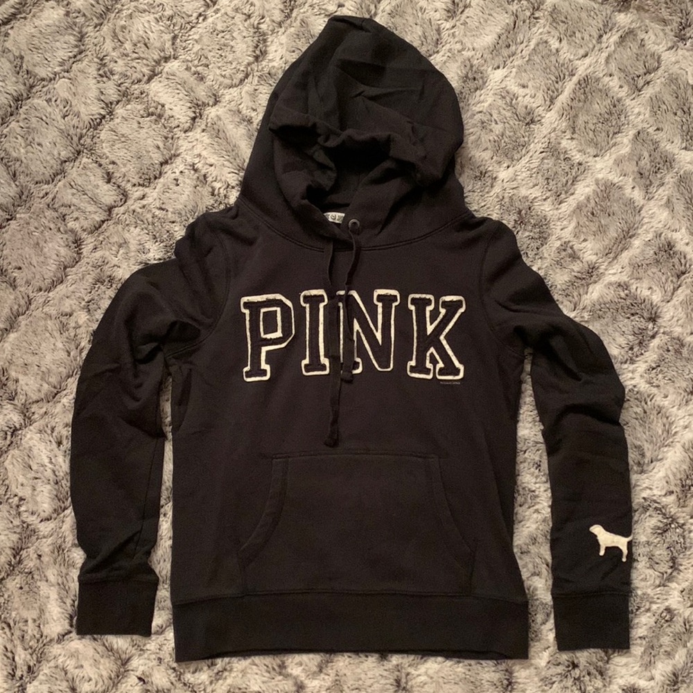 PINK Victoria’s Secret black sweatshirt hoodie